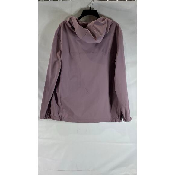 BR STANDARD Women's Mauve Popover Hooded Lightweight Jacket SZ L - Picture 2 of 13